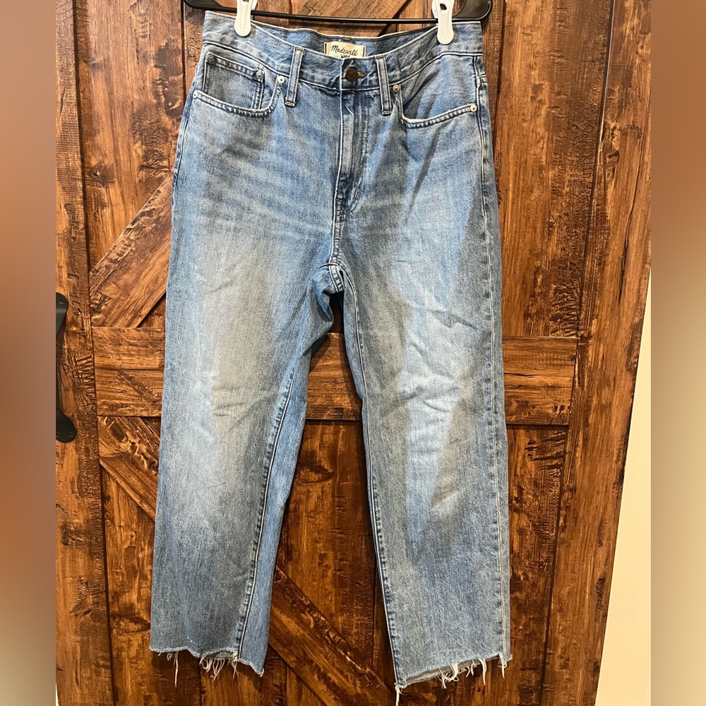 Madewell Womens the slouchy‎ boy Jean blue denim jeans size 26 EUC